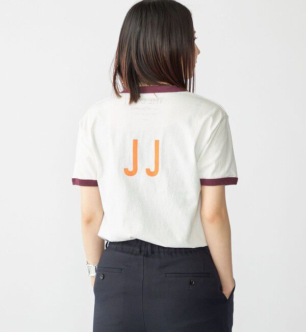 SHIPS「【SHIPS別注】THE DAY ON THE BEACH: プリント リンガー Tシャツ」|Tシャツ・カットソー|