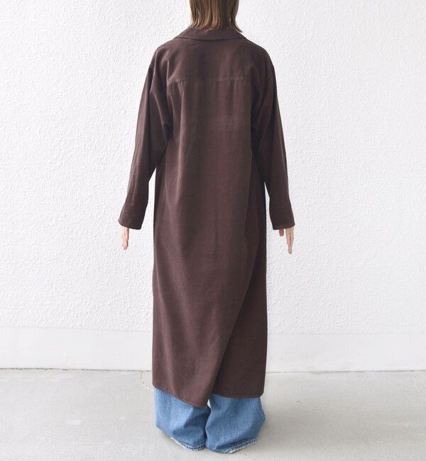 SHIPS for women「【WEB限定】〈洗濯機可能〉スキッパー コーデュロイ ワンピース」|ワンピース|