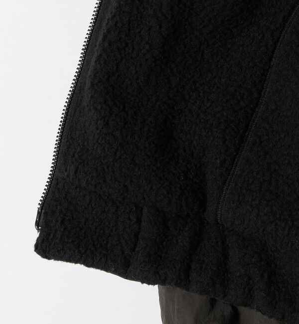 SHIPS any「SHIPS any: ナイロン &times; ボア リバーシブル スタンドカラー ショート ブルゾン」|ブルゾン・スタジャン|