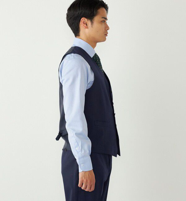 SHIPS Colors 「SHIPS Colors:〈洗濯機可能〉T/W スーツ ベスト(セットアップ対応可能)」|ベスト・ジレ|