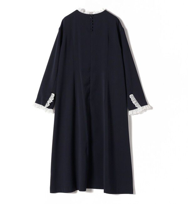 SHIPS for women「【SHIPS別注】troisiemeCHACO:〈手洗い可能〉フリル レース ワンピース（セレモニー対応可）」|ワンピース|