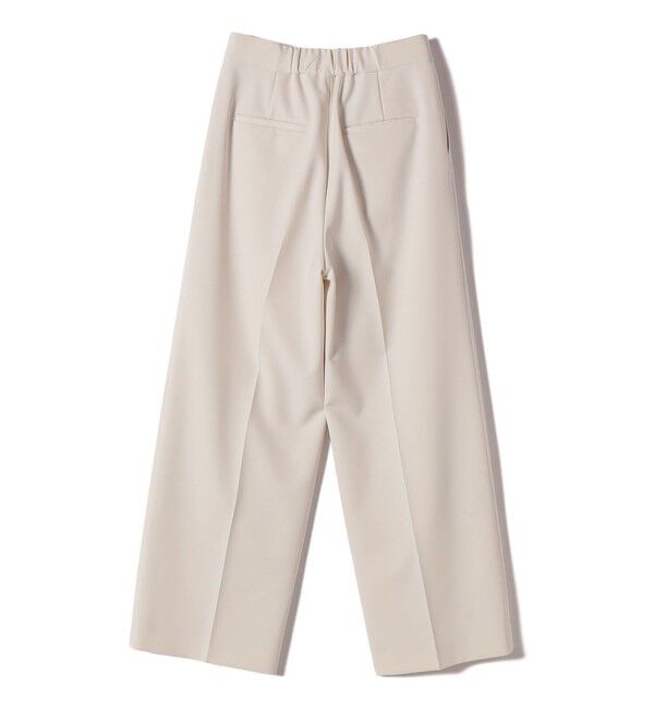 SHIPS for women「〈手洗い可能〉ダブル クロス セミ ワイド パンツ（セレモニー対応可）」|その他|