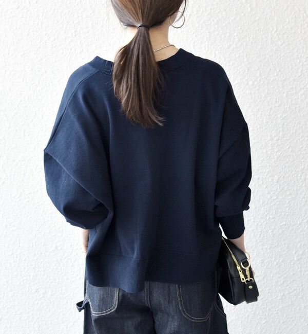 SHIPS any「SHIPS any:〈手洗い可能〉コットン ミックス Vネック コンパクト カーディガン」|カーディガン|