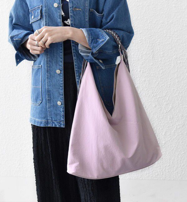 SHIPS any「《一部追加予約》SHIPS any: A4 Vカット コードハンドル トート バッグ」|トートバッグ|