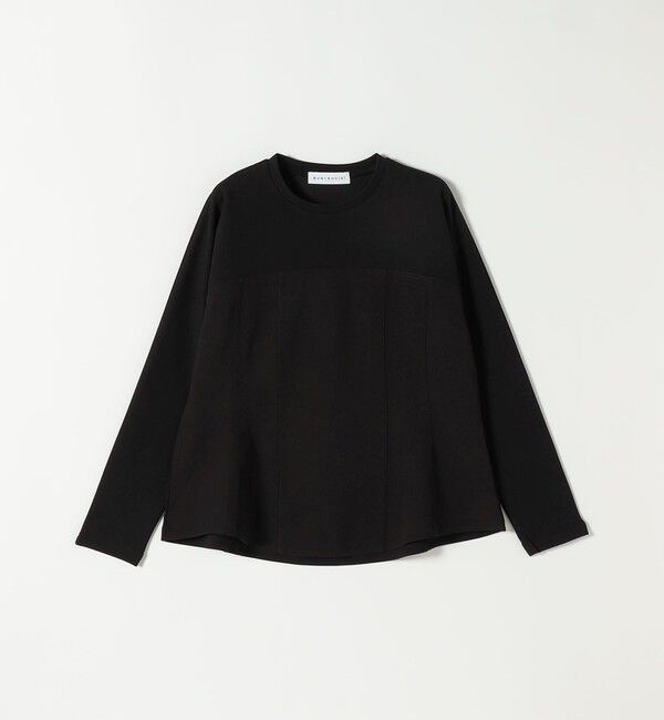 quaranciel「quaranciel:〈洗濯機可能〉カットジョーゼット ドッキング コルセット プルオーバー」|Tシャツ・カットソー|