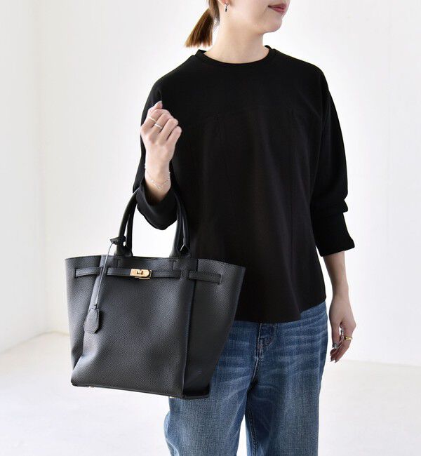 quaranciel「quaranciel:〈洗濯機可能〉カットジョーゼット ドッキング コルセット プルオーバー」|Tシャツ・カットソー|