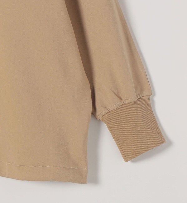 quaranciel「《追加予約》quaranciel:〈洗濯機可能〉ライト ポンチ ドロスト ポロ プルオーバー」|スウェット・ジャージ|