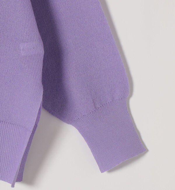 quaranciel「quaranciel:〈手洗い可能〉シアー 2way Vネック ドルマン ニット プルオーバー」|ニット・セーター|