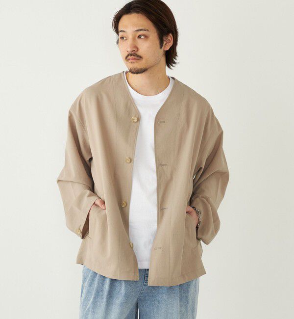 SHIPS Colors 「SHIPS Colors:〈吸水速乾・接触冷感・洗濯機可能〉ドライ ワッシャー シャツ カーディガン◇」|カーディガン|