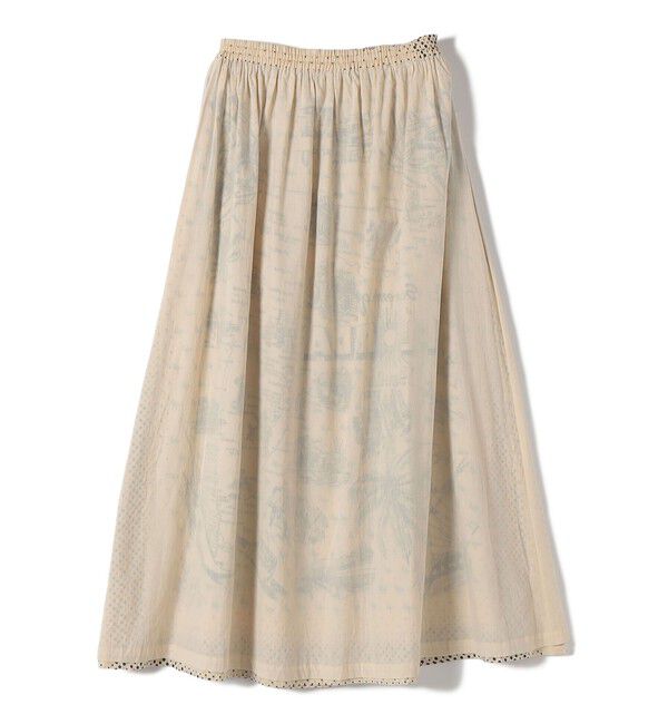 SHIPS for women「《予約》【SHIPS別注】BINDU:〈手洗い可能〉フロリダ マップ スカート」|スカート|