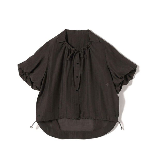 SHIPS for women「《予約》【WEB限定】〈手洗い可能〉バルーン スリーブ 裾 ドロスト ブラウス」|シャツ・ブラウス|