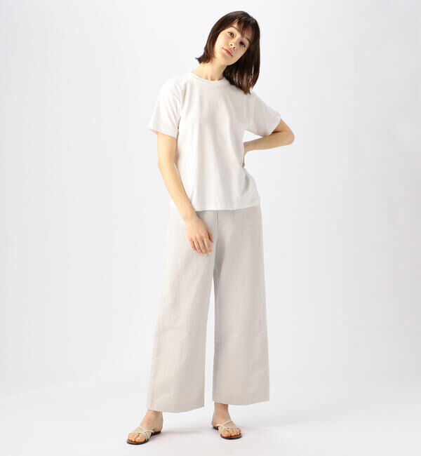 GALERIE VIE「コットン クルーネックプルオーバー」|Tシャツ・カットソー|