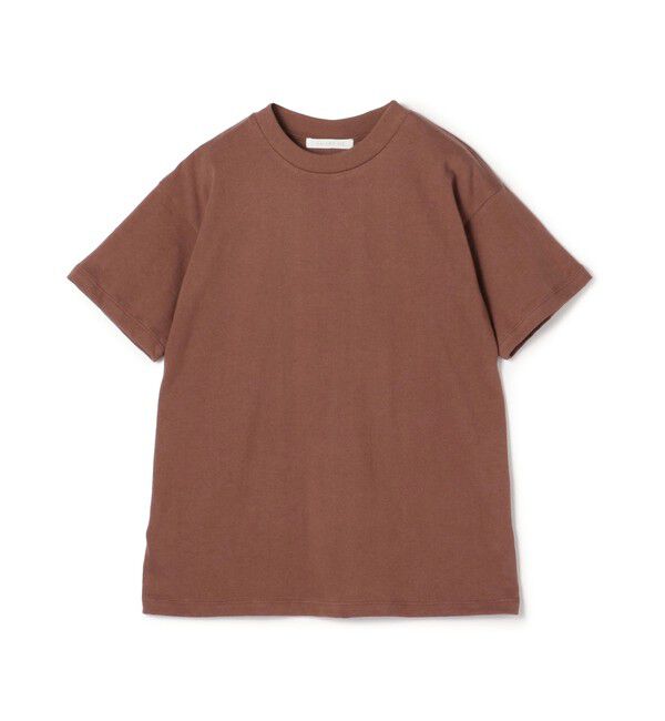 GALERIE VIE「コットン クルーネックプルオーバー」|Tシャツ・カットソー|47 ブラウン