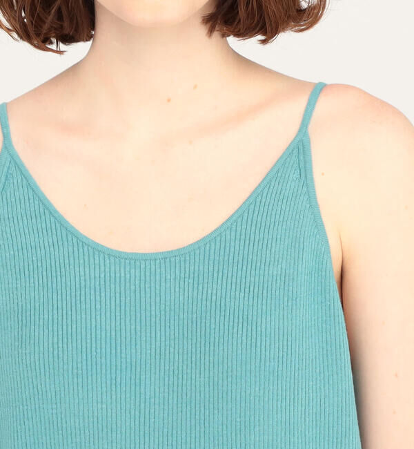 Ballsey「リネンコットンリブ バックレースアップキャミソールプルオーバー」|ニット・セーター|