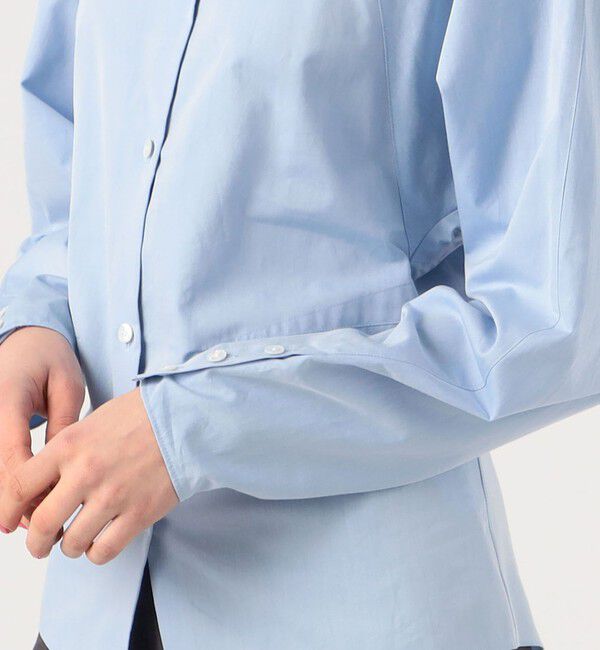 DES PRES「スビンコットンツイル ラグランフィットウエストブラウス」|シャツ・ブラウス|