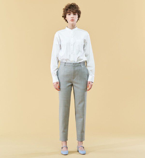 GALERIE VIE「スポンジウール バックスリットパンツ」|スラックス|