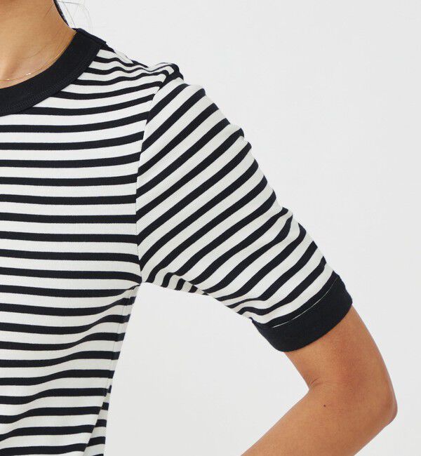 MACPHEE「シルキージャージー ハーフスリーブプルオーバー」|Tシャツ・カットソー|