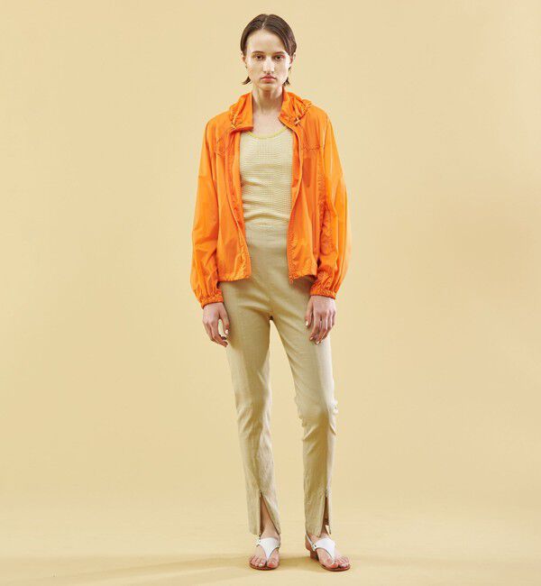 GALERIE VIE「マイクロリップストップ ジップアップパーカー」|ブルゾン・スタジャン|