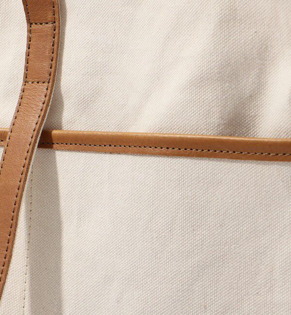 TOMORROWLAND GOODS「【別注】AMIACALVA レザーハンドルキャンバストート」|トートバッグ|