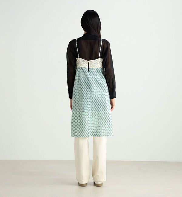 BACCA「リバティプリントレース キャミソールワンピース」|ワンピース|