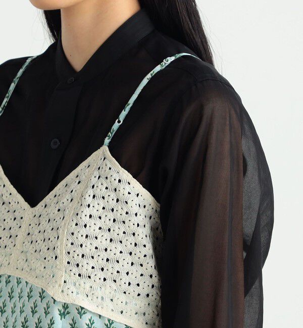 BACCA「リバティプリントレース キャミソールワンピース」|ワンピース|