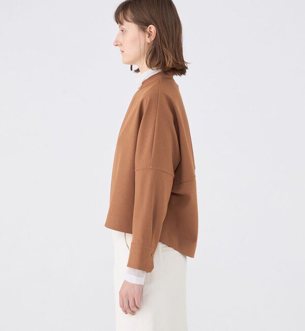 MACPHEE「【WEB限定】ポリエステルフラノ コクーンシャツ」|シャツ・ブラウス|