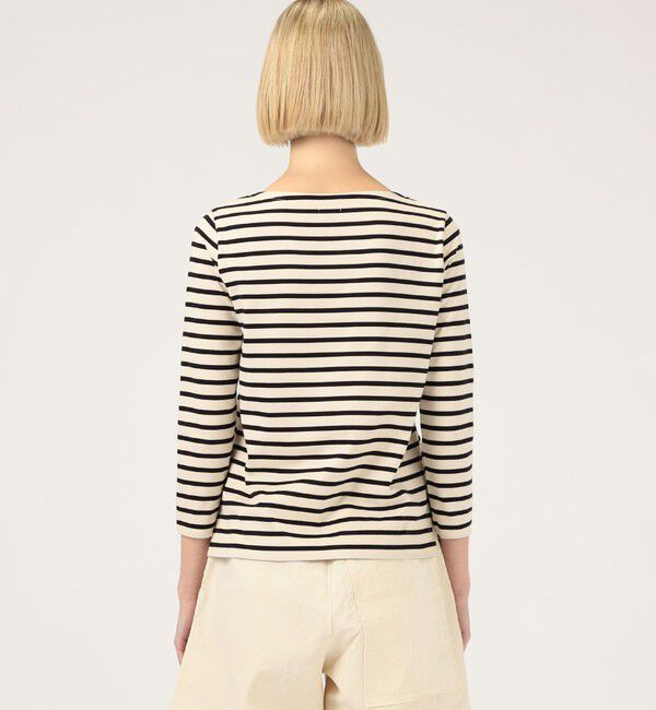 GALERIE VIE「ファインコットン ボートネックプルオーバー」|Tシャツ・カットソー|