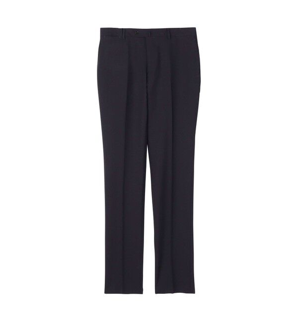 TOMORROWLAND MENS「Super130'sウール ノープリーツ スリムスラックス DRAGO」|スラックス|69 ネイビー