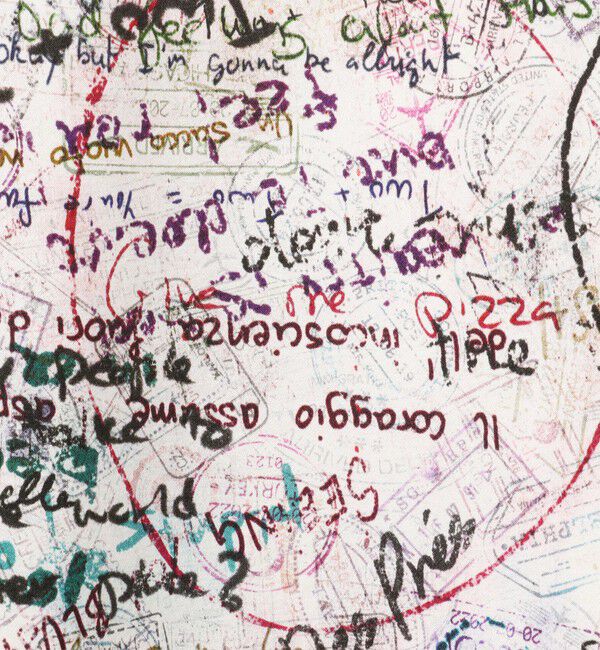 DES PRES「メッセージーウォールプリント リラックスパンツ」|その他|