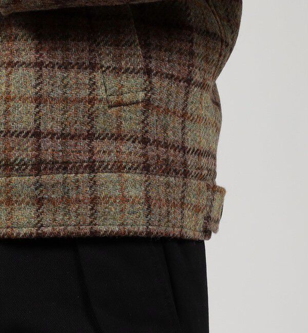 TOMORROWLAND BUYING WEAR「【別注】CARUSO ウールチェック ショートブルゾン」|ブルゾン・スタジャン|