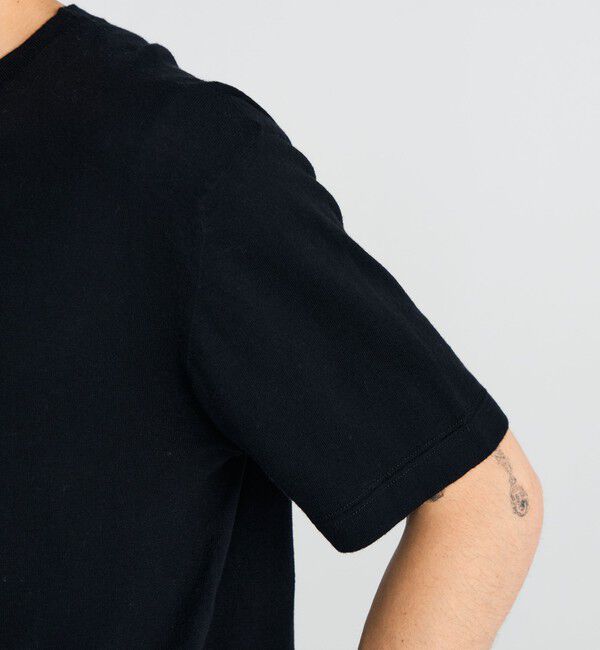 Edition「コットンカシミヤ ハーフスリーブニット」|ニット・セーター|