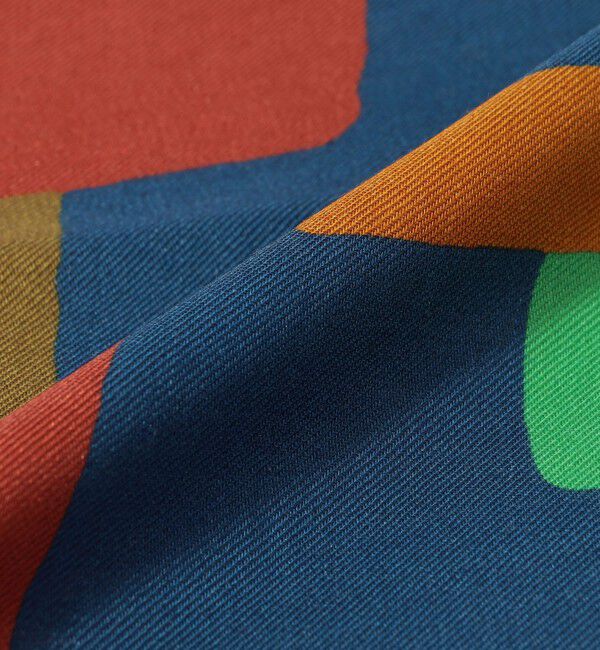 TOMORROWLAND GOODS「LE LYS ウールシルク プリントスカーフ」|バンダナ・スカーフ|