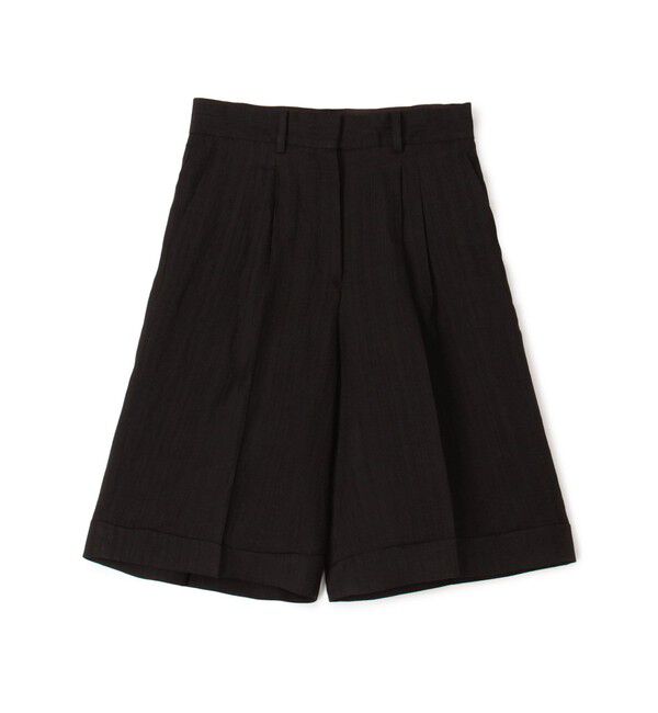 Ballsey「【WEB先行予約】レーヨンリネンブッチャー バミューダパンツ」|その他|19 ブラック