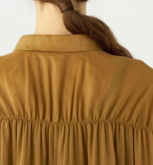 Ballsey「スムースラミー ハーフスリーブブラウス」|シャツ・ブラウス|