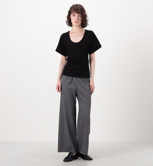 TOMORROWLAND GOODS「BY MALENE BIRGER LUNAI Uネックカットソー」|Tシャツ・カットソー|