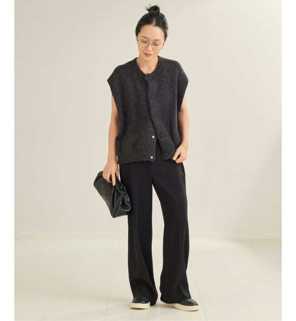 Plage「JANE SMITH/ジェーンスミス  SNAP 3G SHORT ニット」|ニット・セーター|