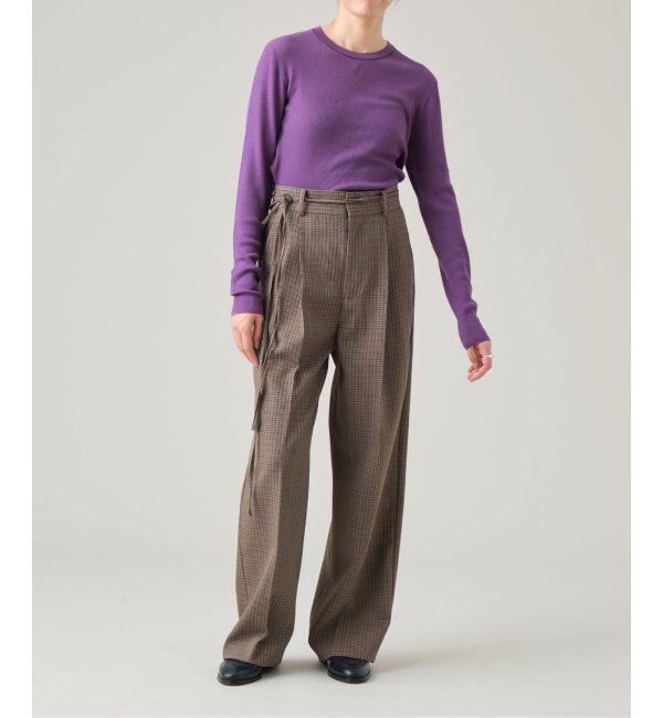 IENA LA BOUCLE「IENA LA BOUCLE 強撚ウールクルーネックプルオーバー」|ニット・セーター|