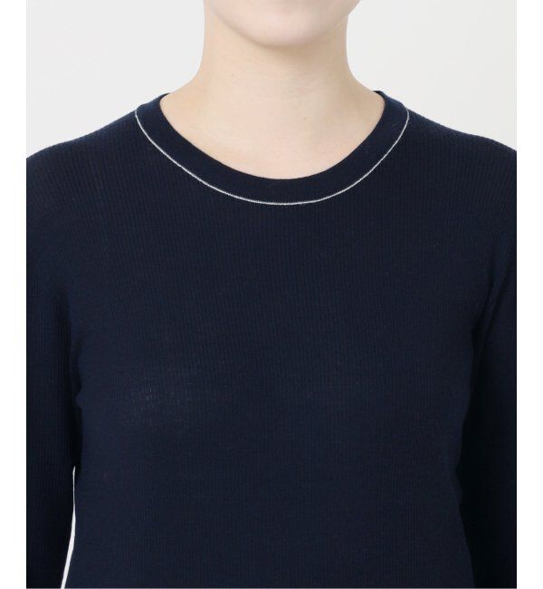 IENA LA BOUCLE「IENA LA BOUCLE 強撚ウールクルーネックプルオーバー」|ニット・セーター|