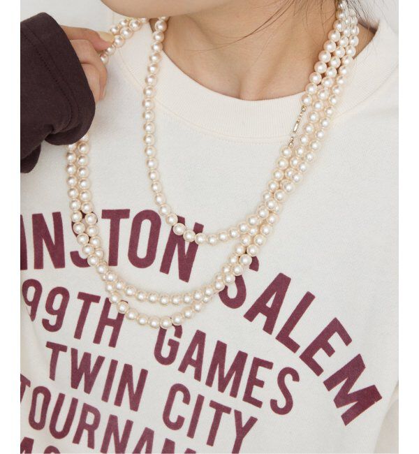 SLOBE IENA「《追加2》SLOBE ロングパールネックレス」|ネックレス|