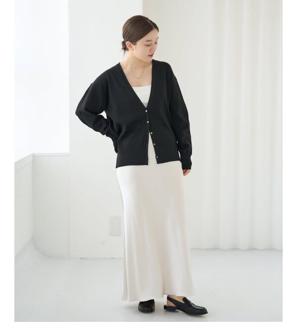 IENA「《追加10》ダブルサテンスカート」|スカート|