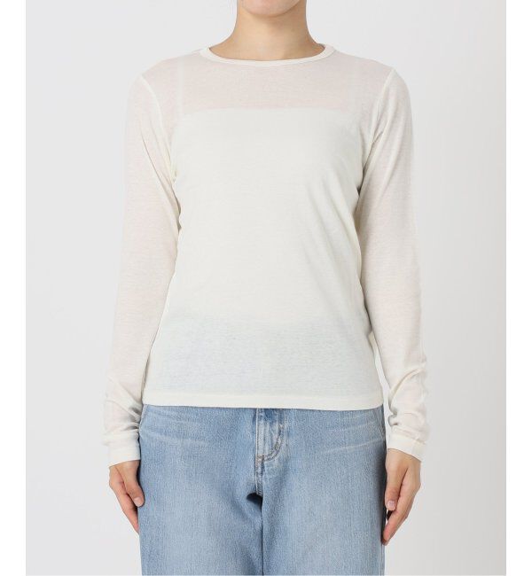 IENA LA BOUCLE「IENA LA BOUCLE シアーフライスロングスリーブTシャツ」|Tシャツ・カットソー|