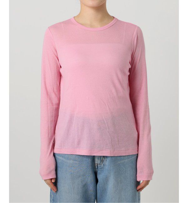 IENA LA BOUCLE「IENA LA BOUCLE シアーフライスロングスリーブTシャツ」|Tシャツ・カットソー|