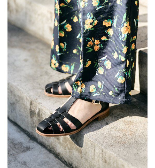 SLOBE IENA「SLOBE レザーグルカサンダル」|サンダル|