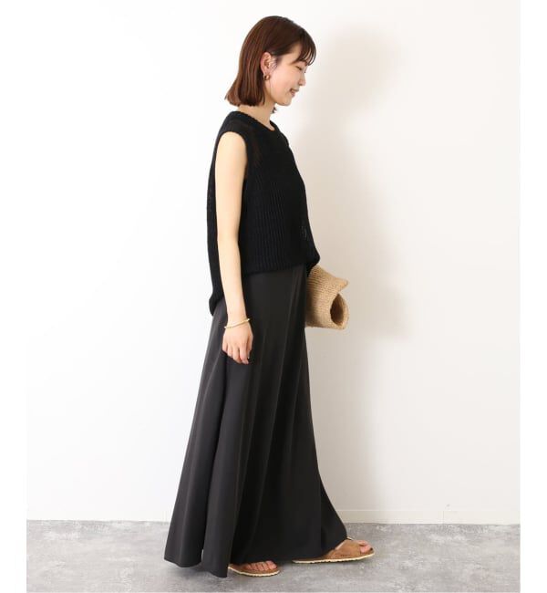 SLOBE IENA「《3サイズ展開/WEB限定/追加4》フィブリルマーメイドフレアスカート」|スカート|