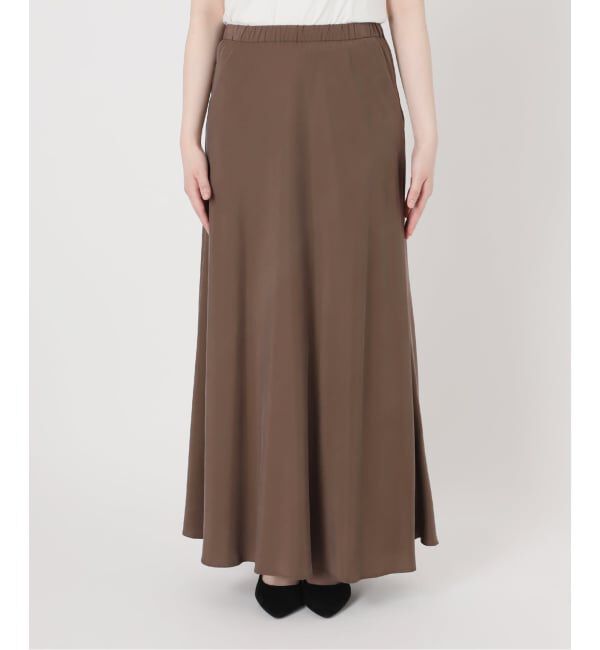 SLOBE IENA「《3サイズ展開/WEB限定/追加4》フィブリルマーメイドフレアスカート」|スカート|