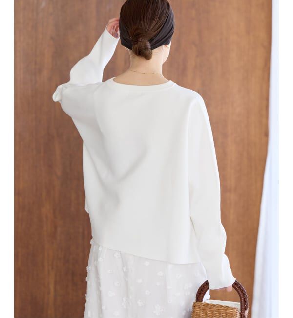 IENA「《新色/追加》ファインコットンスムースプルオーバー」|ニット・セーター|