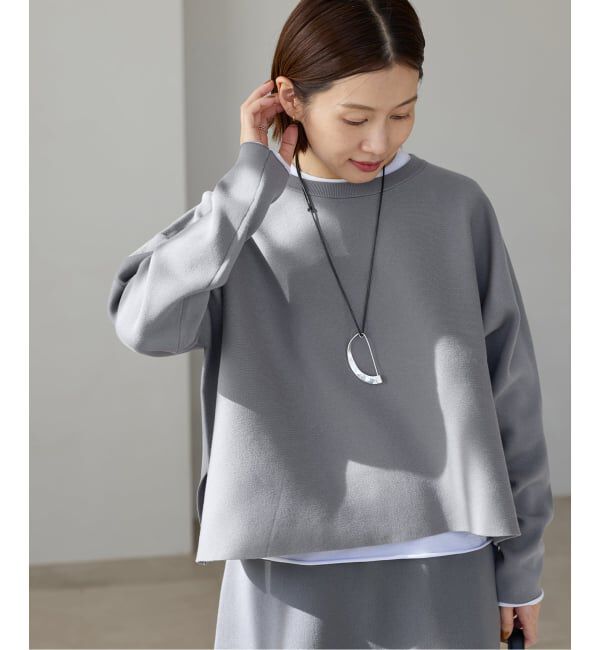 IENA「《新色/追加》ファインコットンスムースプルオーバー」|ニット・セーター|