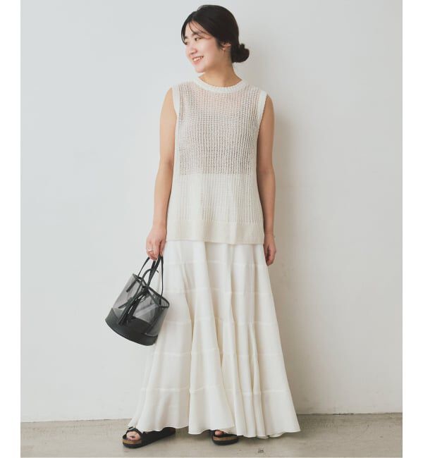 SLOBE IENA「《予約》ティアードフレアスカート」|スカート|