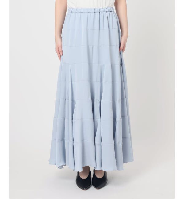 SLOBE IENA「《予約》ティアードフレアスカート」|スカート|