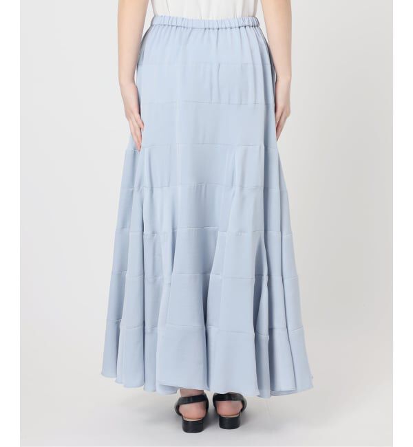 SLOBE IENA「《予約》ティアードフレアスカート」|スカート|